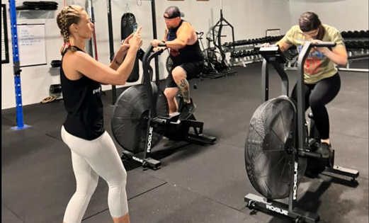 Cardio fitness class at Freedom Fitness Wentzville gym